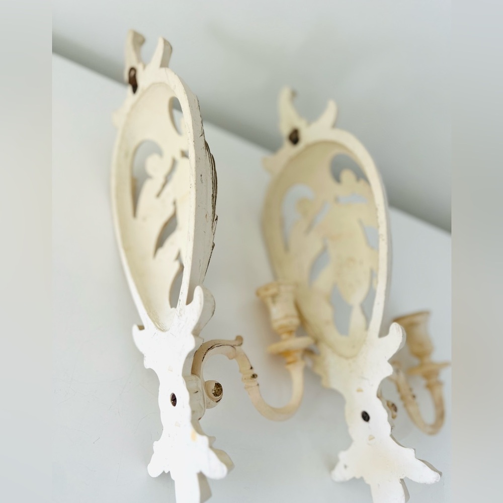 Parisian Cream Wall Sconces - Picture 8 of 9